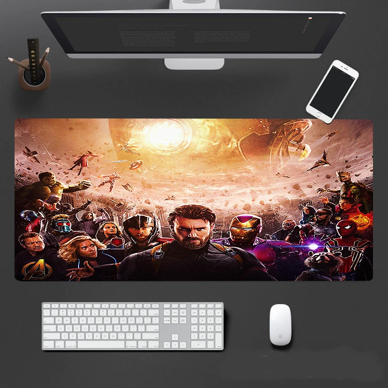 

90*40cm Infinity War Mouse pad Anime Gaming XL Large Grande Mousepad Gamer Office Computer Keyboard Mat for overwatch