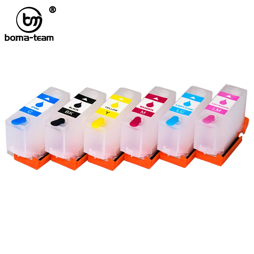 

Japan KUIL EP-879 EP-880 879 880 6Colors Refillable Ink Cartridge For Epson EP-879BW BB BR EP-880BW BB BR BN Printer with Chip