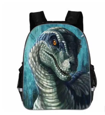 Юрский Мир Дети школьные ранцы для мальчиков T rex динозавр рюкзак Первичная