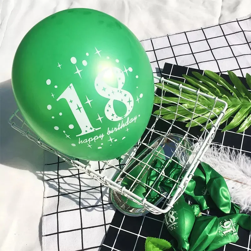 5 шт. латексные воздушные шары с надписью Happy Birthday | Дом и сад