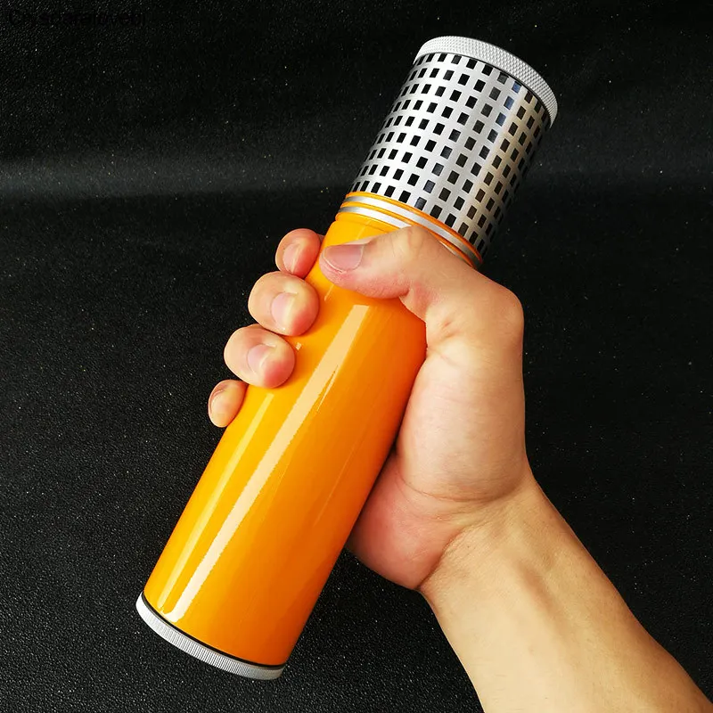 Мини гаджеты желтый и черный серебристый путешествия алюминиевый сплав трубка