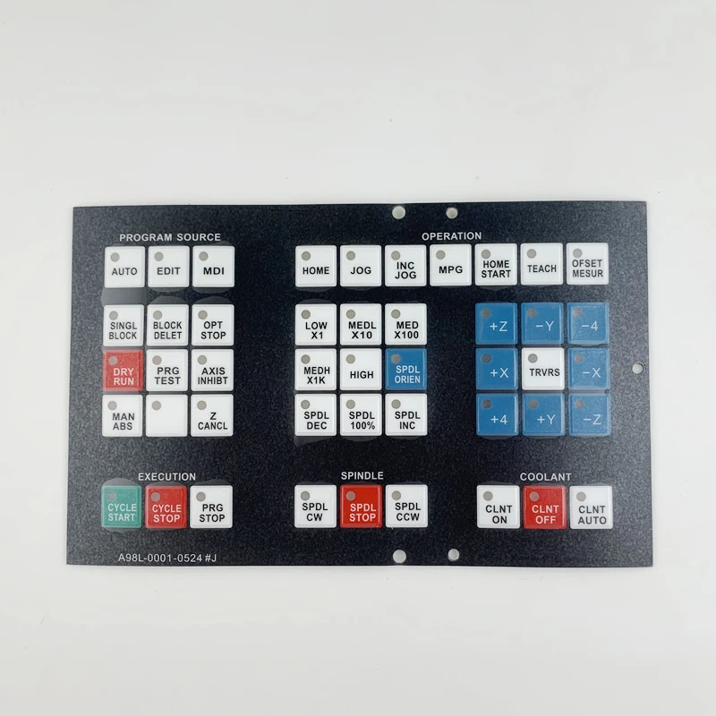 Защитная пленка FANUC A98L 0001 0524 # J для ремонта Панели ЧПУ ~ Сделай своими руками новая