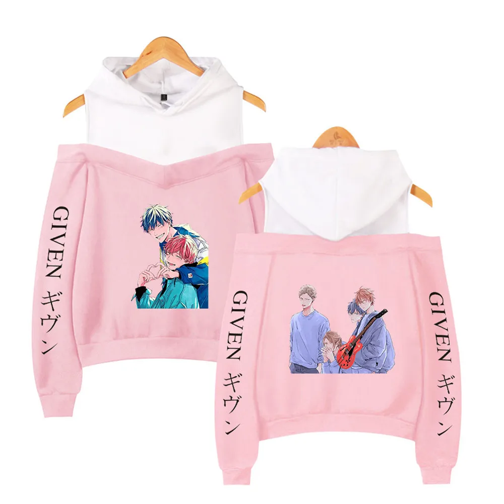 

Given Hoodies Sweatshirts Women Kawaii Japanese Anime Manga Music Harajuku Fashion Clothes Cartoon Unisex Popular Tops