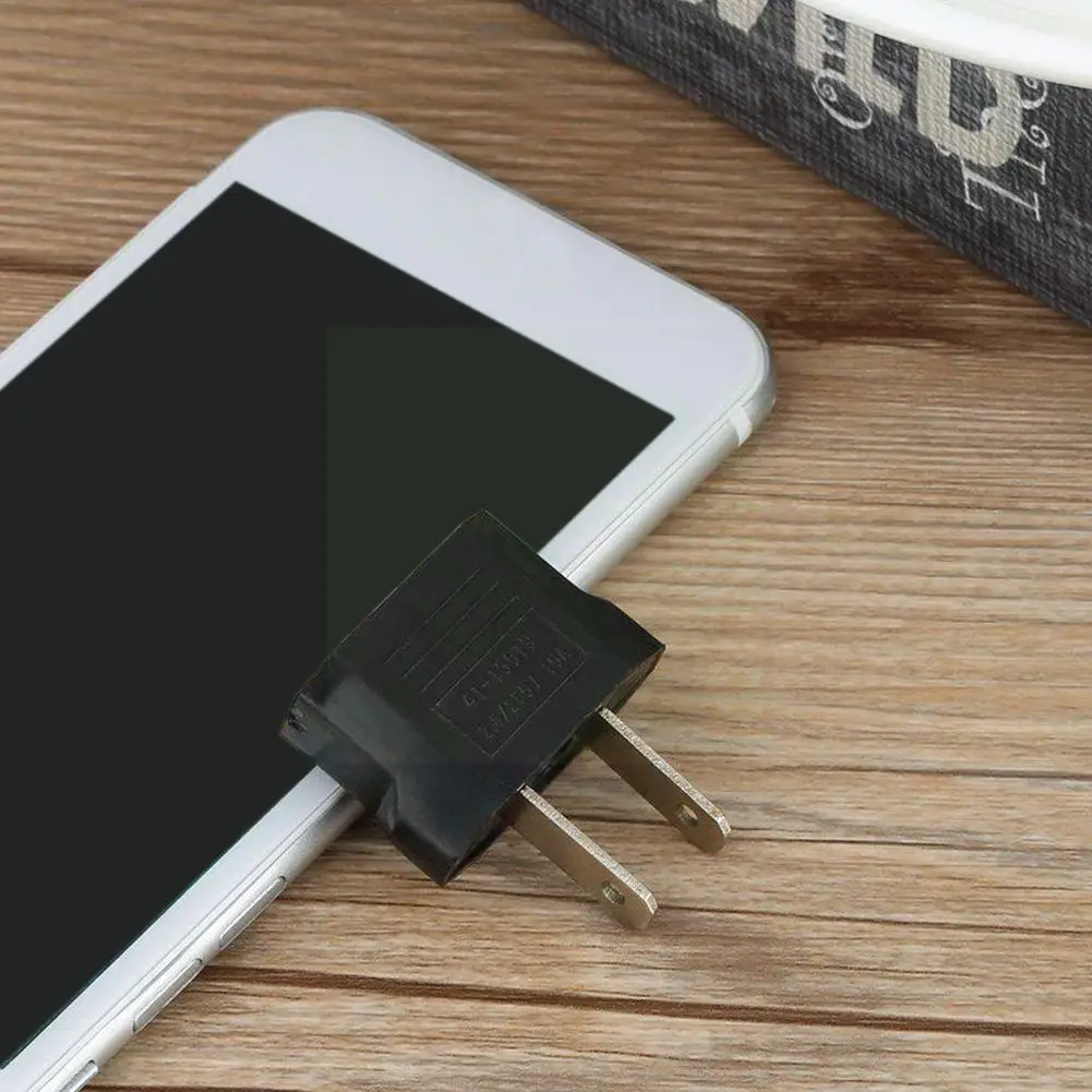 

Euro To US Power Jack Wall Plug Travel Converter Adapter Wall Eu Us Ac To Socket Adaptor Plug Charger Power A4E7