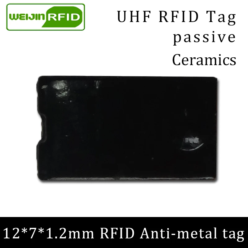 UHF RFID Метка 915 МГц 868 Alien Higgs3 EPCC1G2 6C 12*7*1 2 мм маленькие тонкие Прямоугольные