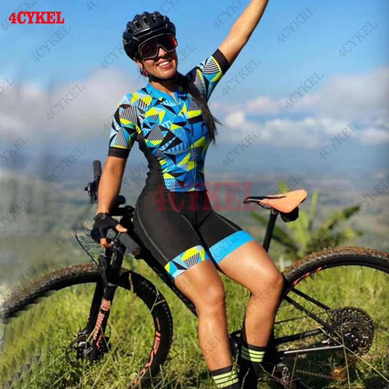 Велосипедная одежда 4cykel комбинезон женские шорты комплекты Renn Fahrrad женская