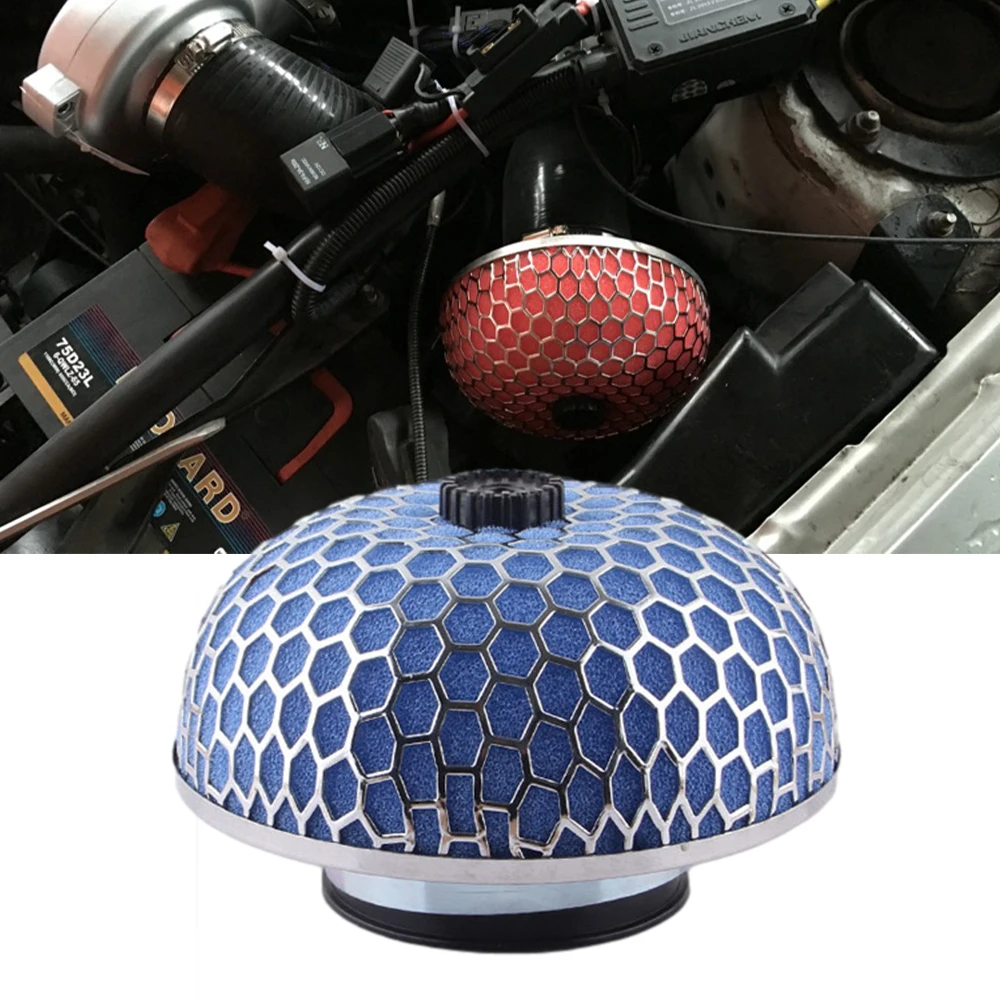 

60mm 65mm 70mm 75mm auto universal filter air turbo high flow racing cold engine