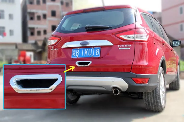 

Хромированная дверная ручка из АБС-пластика для Ford Kuga 2013-2019, дверная чаша, защита от царапин, автомобильные аксессуары