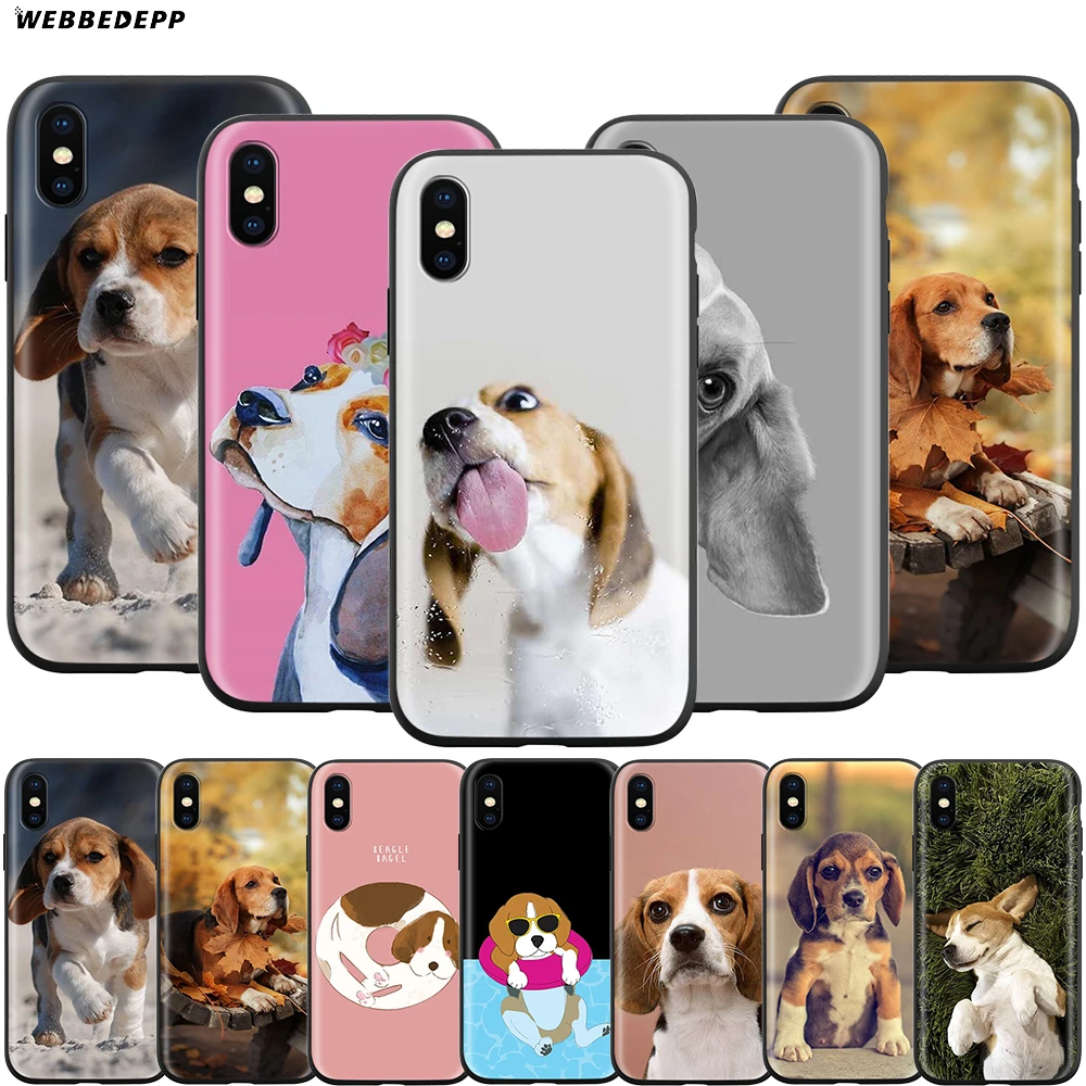 Webbedepp собака породы Бигль чехол для Apple iPhone 11 Pro XS Max XR X 8 7 6 6S Plus 5 5S SE