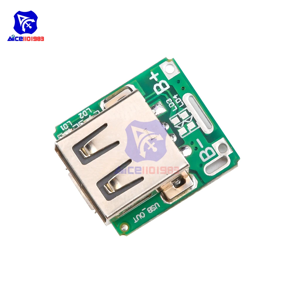 Повышающий Модуль преобразователя питания 5 В защитная плата для зарядки