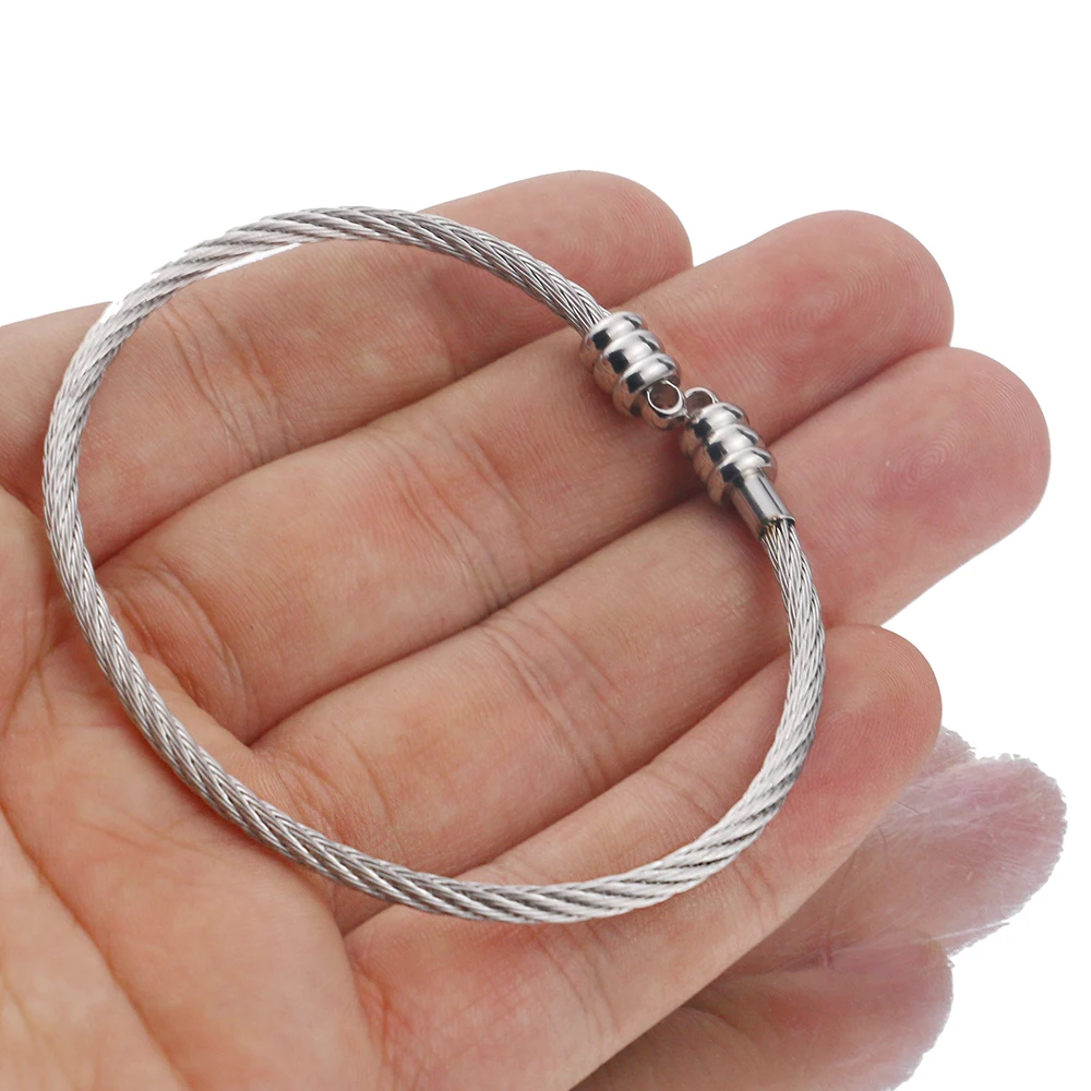 Adjustable Spiral Chains for DIY Woman Bracelets Jewelry Making Handmade Components Charms Stainless Steel Jewelry Findings