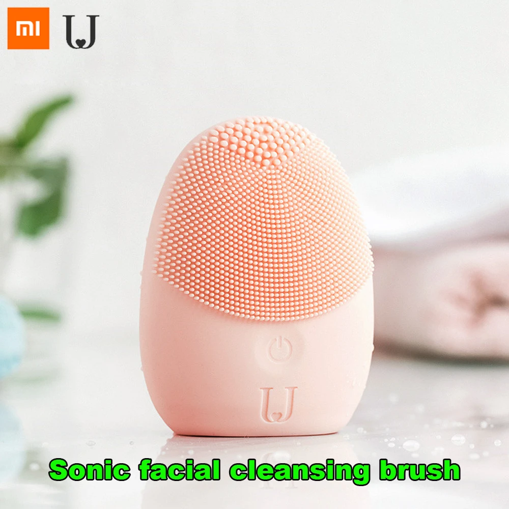 Xiaomi mijia звуковая щетка для очищения лица Мини электрическая Массажная стиральная