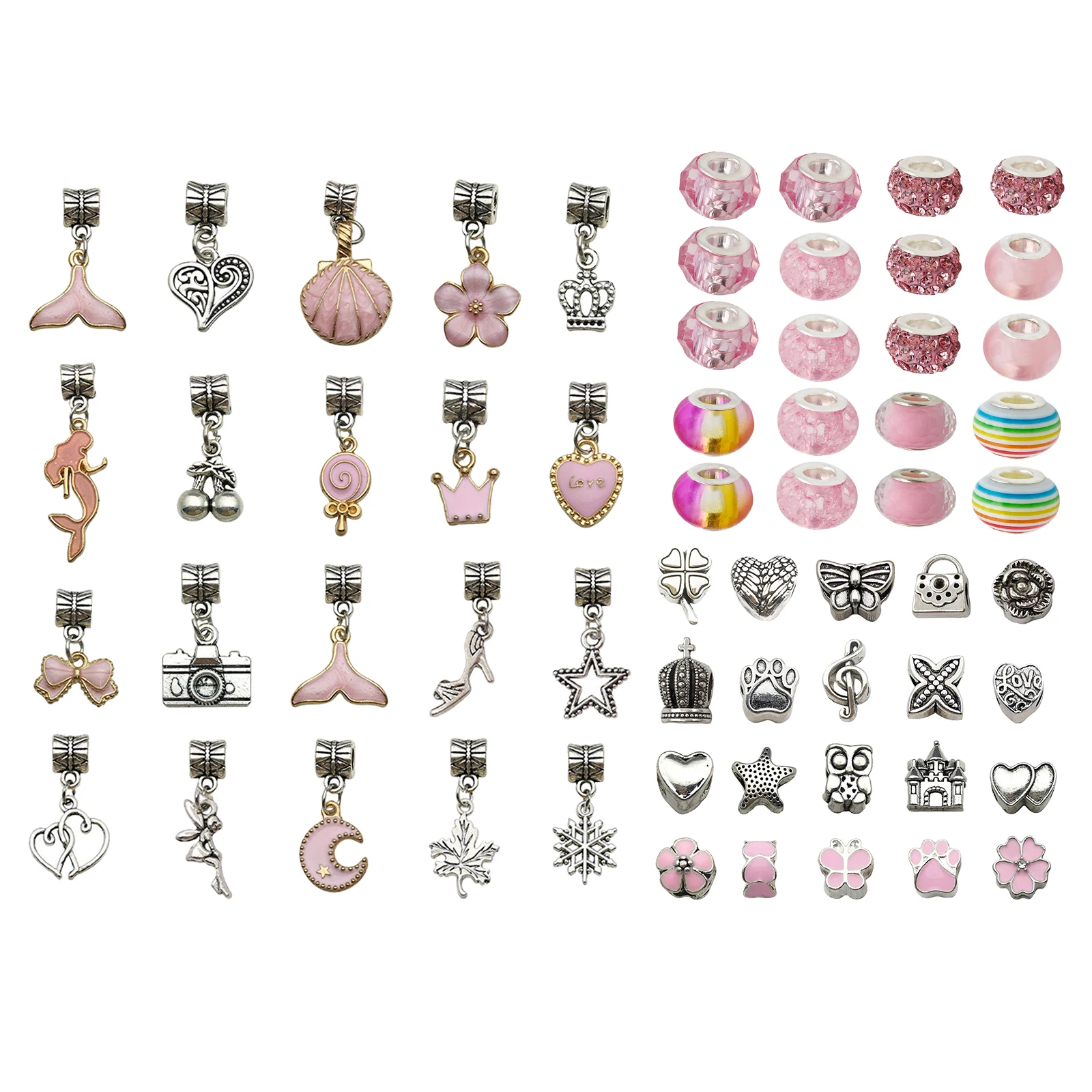 Набор ювелирных изделий для девочек-подростков подвески создания браслета 5 6 7 8 9