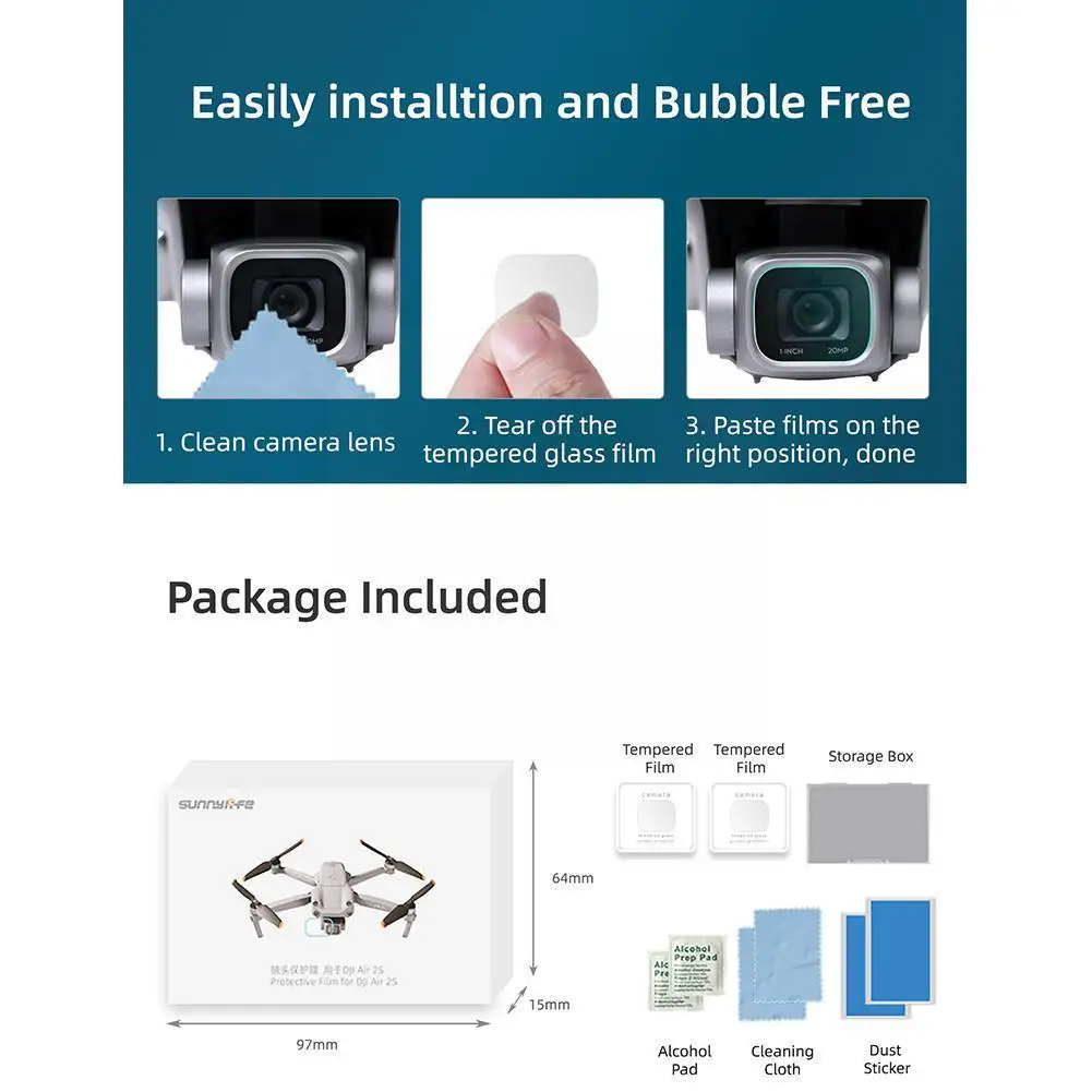 Drone защита для экрана камеры 9h твердость устойчивая к царапинам пленка объектива