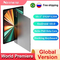world premiere pad 5s 10 1 inch 2 in 1 tablet android 10 1920x1200 octa core 4g network type c gps laptop tablet with keyboard