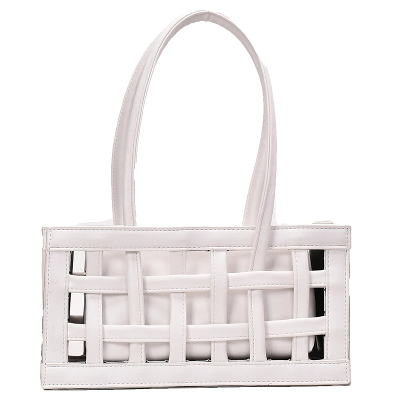 

Chunxia ins hollowed-out braided bag women's 2021 fashion new Korean version of the all-in-one shoulder cross-body fashion