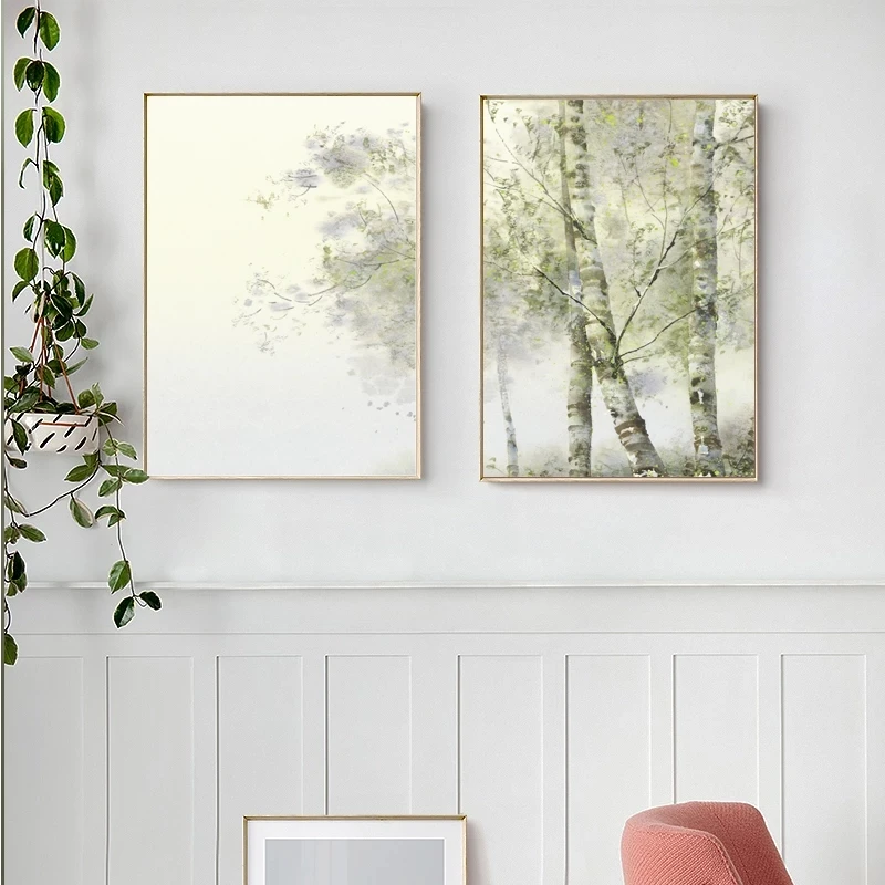 

Abstract Painting Tree Roots Leaves Decoration Painting Poster Wall Artist Home Decoration Canvas Painting for Living Room