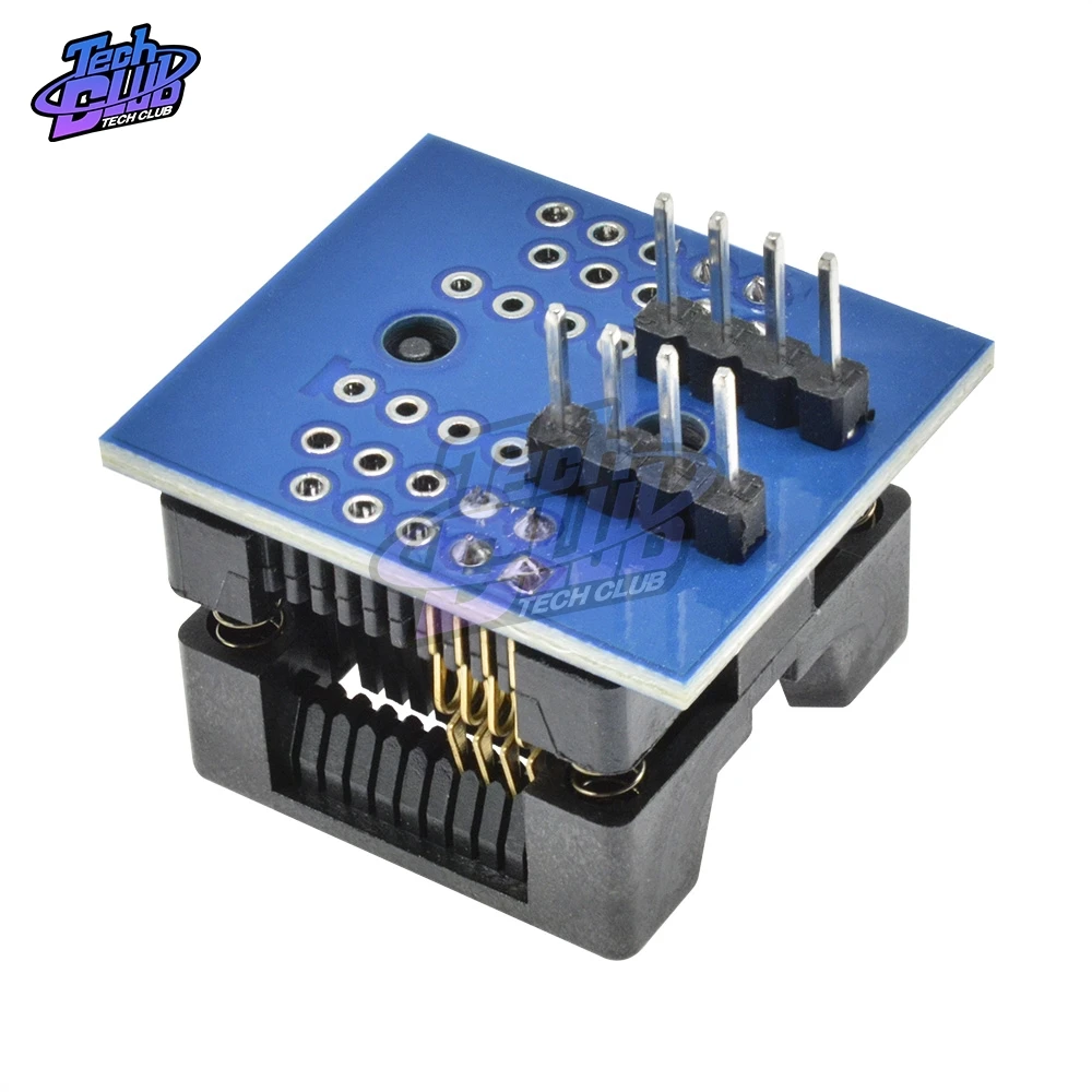 SOIC8 SOP8 Для DIP8 широкое сиденье 200mil программатор разъем адаптера CH341A | Инструменты