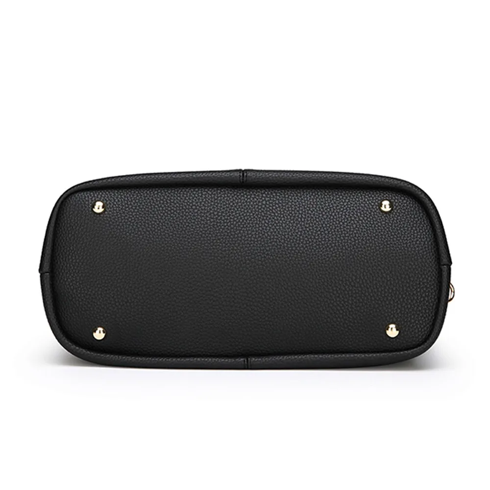 Женская сумка модная кожаная однотонная сумка через плечо на молнии на плечо Bolsa Feminina сумки Прямая Bolso Mujer# YL5