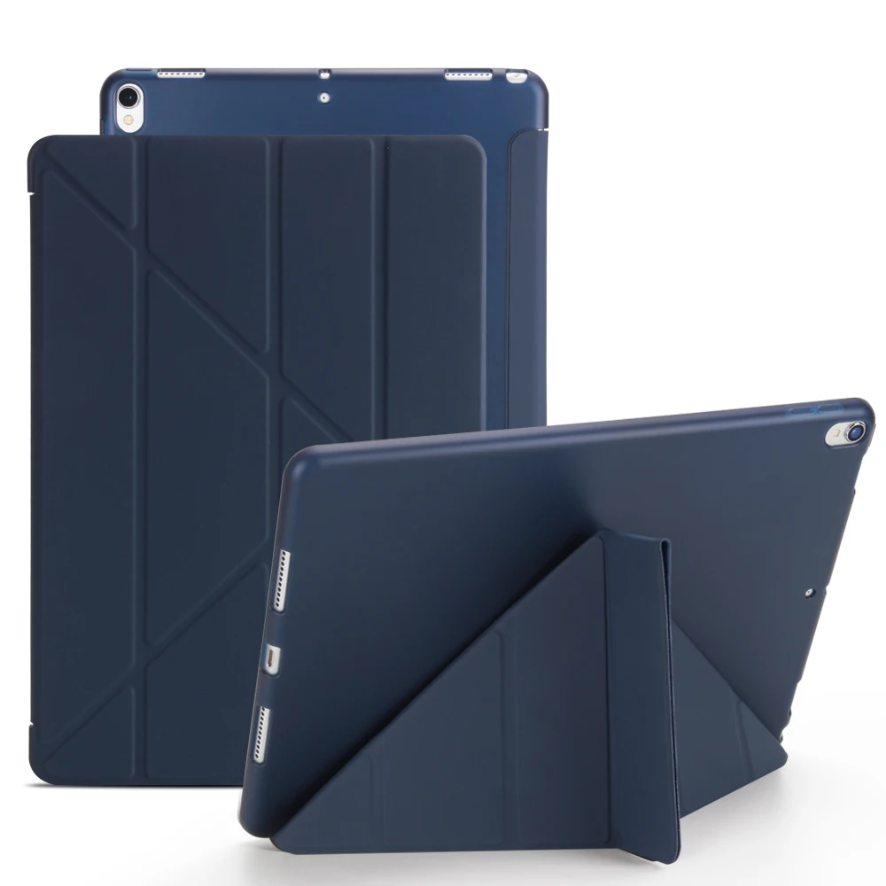 Чехол для iPad Air 2(), тонкий кожаный мягкий ТПУ чехол с подставкой для iPad 6 Air2 A1566 A1567 со стилусом+ плёнкой