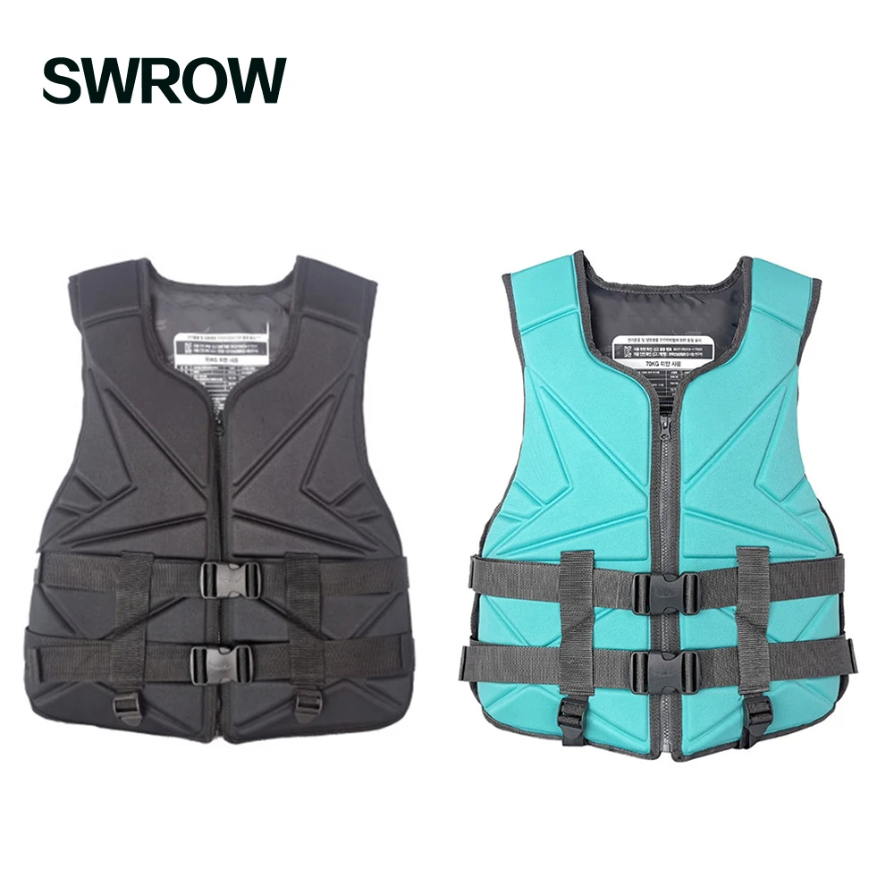 

Adult Professional Neoprene Life Jacket Adjustable Size Portable High Buoyancy Vest Swimming Surfing Fishing Safety Equipment 22