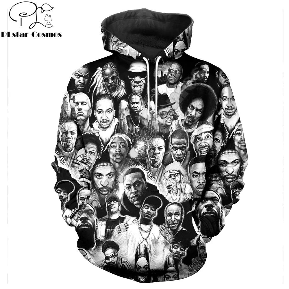 

2019 New Vintage Fashion hoodies 3D All over Printed old School Hip hop Rapper Men&Women streetwear Hoodie sudadera hombre