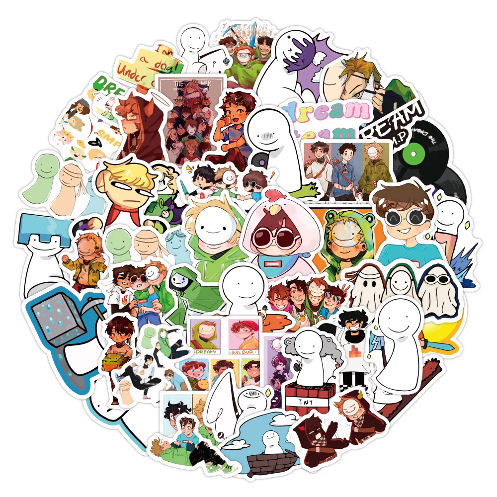 

10/30/50 шт. аниме мечта Smp наклейки граффити эстетика Kpop Kawaii милые мультфильмы манга для ноутбука гитары искусственные детские игрушки