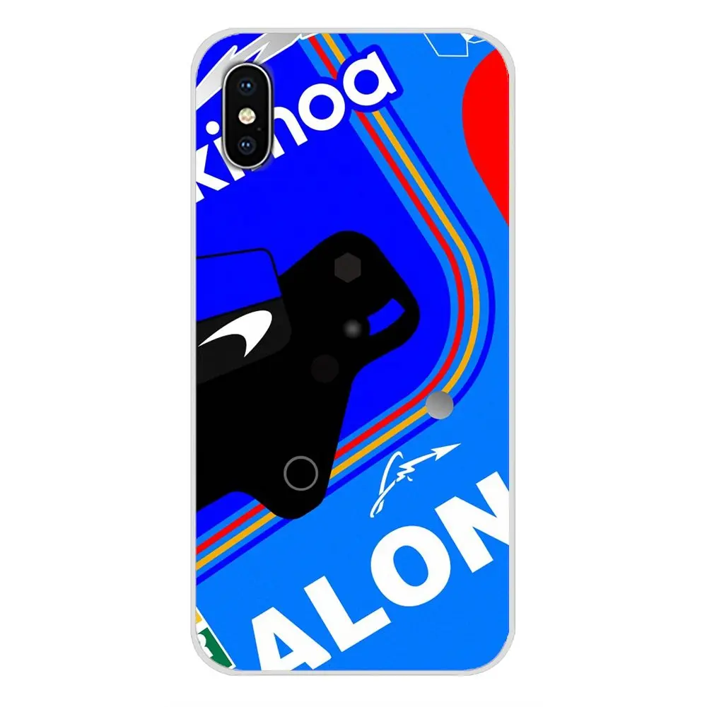 Fernando Alonso racing Transparent Soft Shell Cover For Samsung Galaxy S3 S4 S5 Mini S6 S7 Edge S8 S9 S10 Lite Plus Note 4 5 8 9 | Мобильные