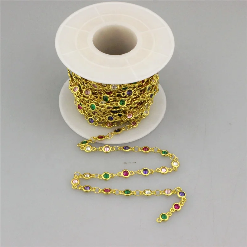 1 рулон/партия цепочка для бижутерии 5 метров 6 мм 4 | Украшения и аксессуары