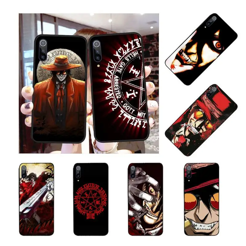 

NBDRUICAI Alucard Hellsing DIY Painted Bling Phone Case for Redmi Note 8 8A 7 6 6A 5 5A 4 4X 4A Go Pro Plus Prime
