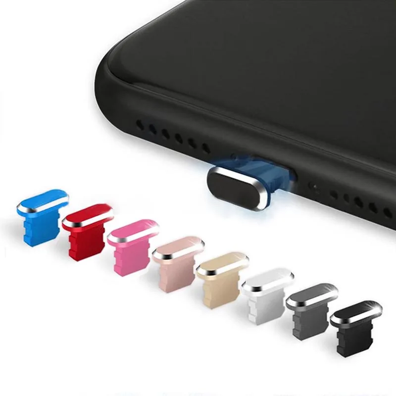 Металлический пылезащитный штекер для Iphone 5 6 6s 7 8 11 X Xr Xs PorMax мобильный телефон