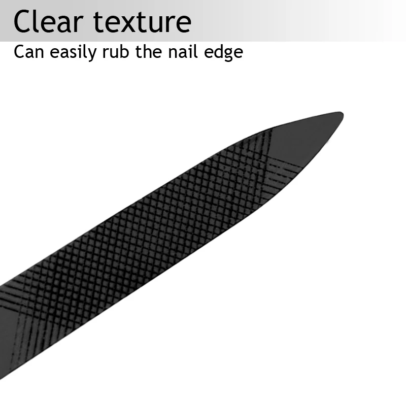 2 шт./лот Профессиональный из нержавеющей стали для ногтей cо шлифовальными