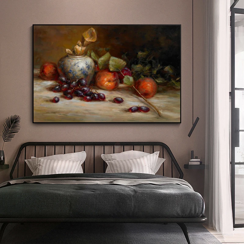 Винтажные картины на холсте с изображением фруктов постеры и принты в