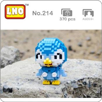 SC Pocket Monster Butterfree sudowooodo Froakie Growlithe Raichu Mudkip животное DIY мини-строительство алмаз маленькие блоки кирпичная игрушка - Цвет: Piplup