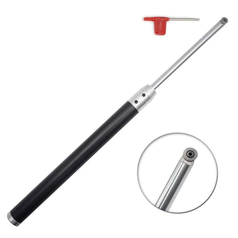 Wood Turning Tool Set Carbide Tipped Lathe Finisher/Rougher/Detailer/Hollower Set(4Pcs Bar+1Pcs Handle+1Pcs Wrench) with Ro | Инструменты