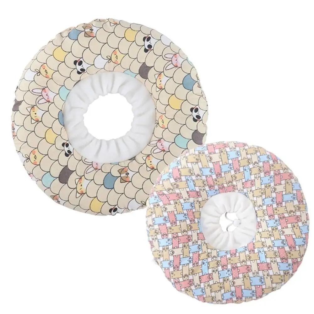 Distinctive Circle Cat Anti-bite Collar Anti-scratch Soft Headgear Dog Pet Sterilization Shame Cotton Ring Cover on - Оригинальный круглый котовый противокусательный ошейник противоцарапающий мягкий головной убор для собак и домашних животных для стерилиз