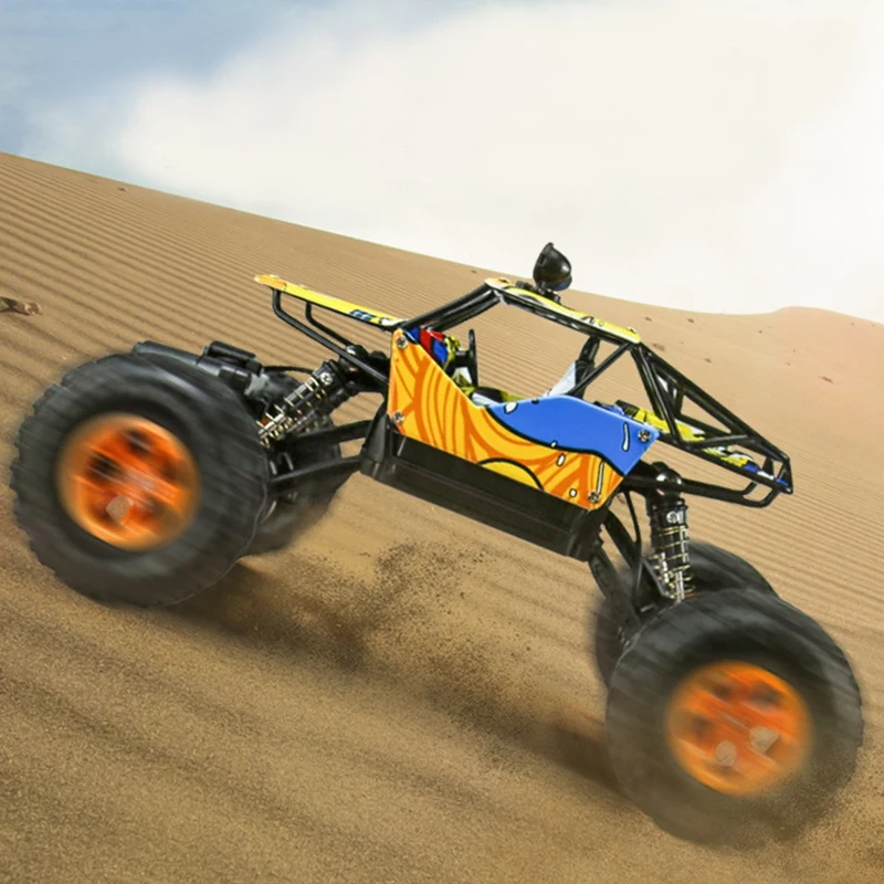 1/16 2 4 Ghz сплав корпус Rock Crawler 4Wd двойные двигатели внедорожный пульт