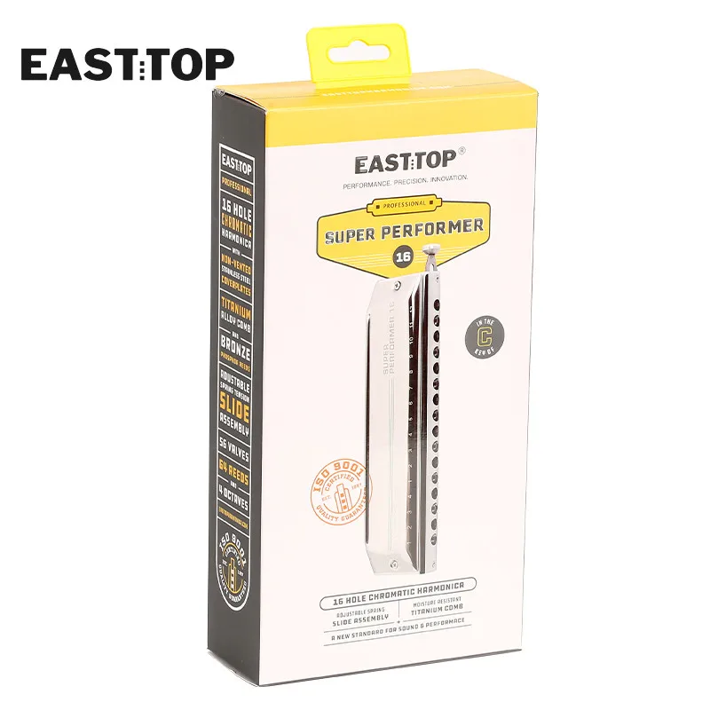 Музыкальные инструменты EASTTOP хроматические с 16 отверстиями 64 тона - купить по