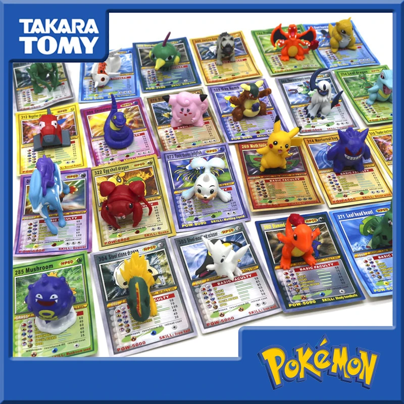 Куклы TAKARA TOMY с покемонами и картами коллекция игрушек для детей битва торговая