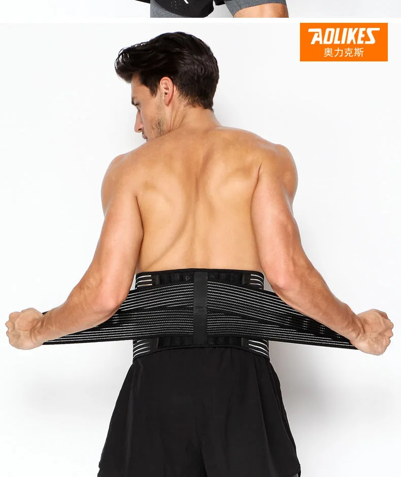 Lumbar Lower Waist Double Adjustable PainRelief For Men Women New Posture Corrector Support Magnetic Back Brace Belt | Спорт и