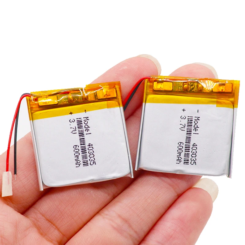3,7V 600mAh 403035 Перезаряжаемый литий-полимерный аккумулятор Li-Po Li Ion Battery Lipo Cells для MP3 MP4 GPS Electric Toy Massage Instrument