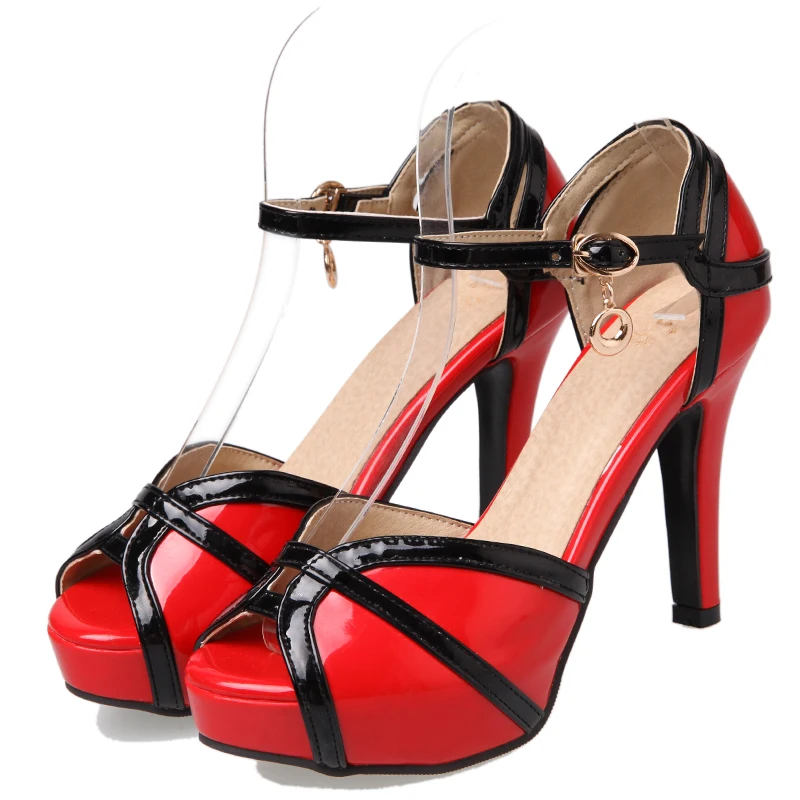 Сандалии женские на шпильке пикантные Модные дышащие туфли с открытым носком