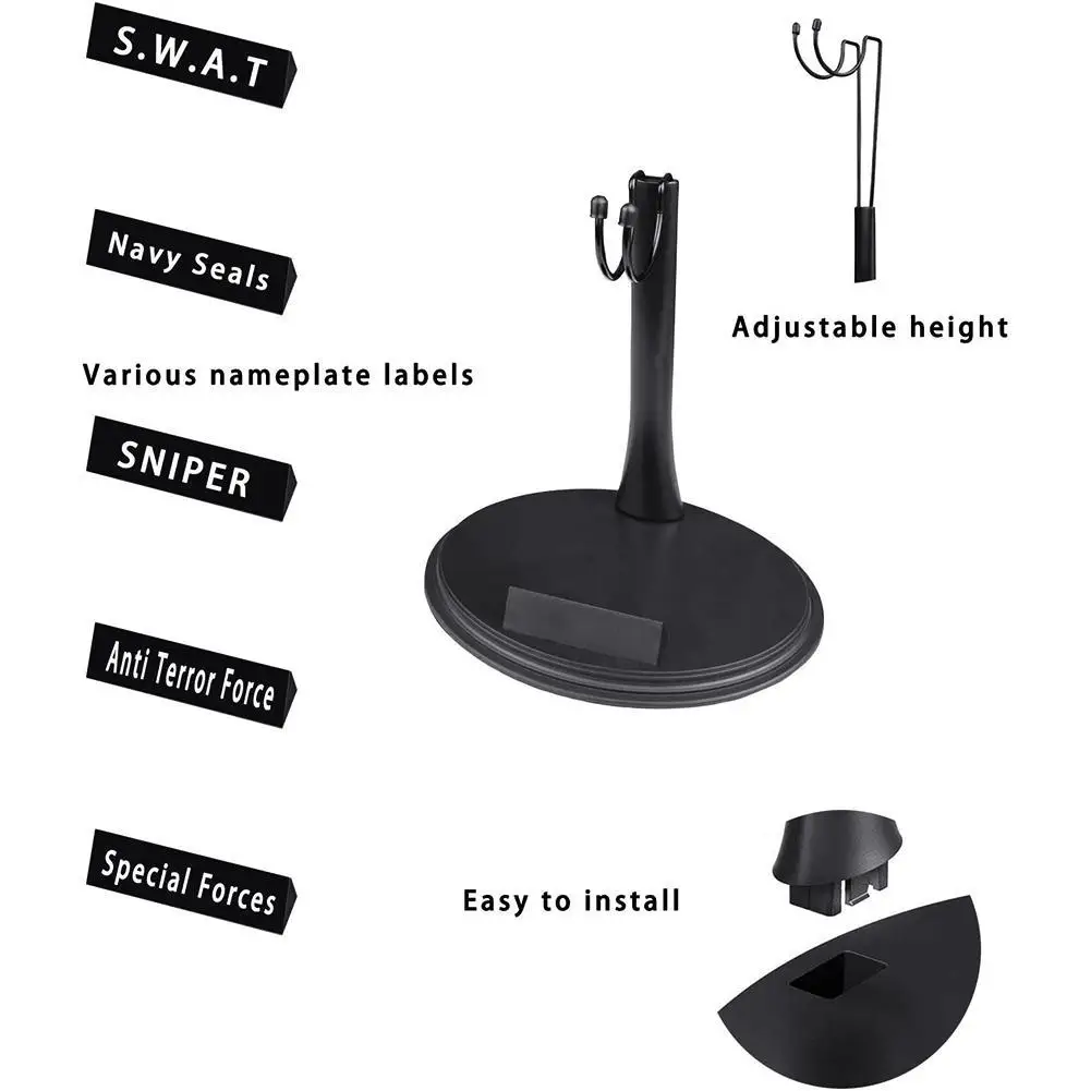 Профессиональная пластиковая подставка для кукол из ПВХ регулируемая кронштейн