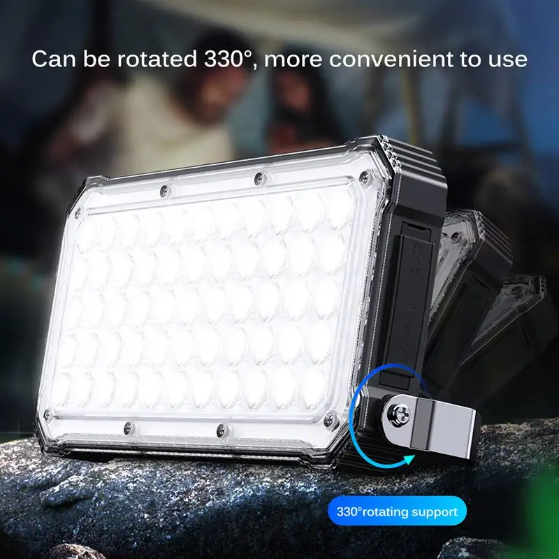 저렴한 휴대용 야외 캠핑 램프 LED 태양 빛 보조베터리 충전식 태양 빛 텐트 방수 야간 조명