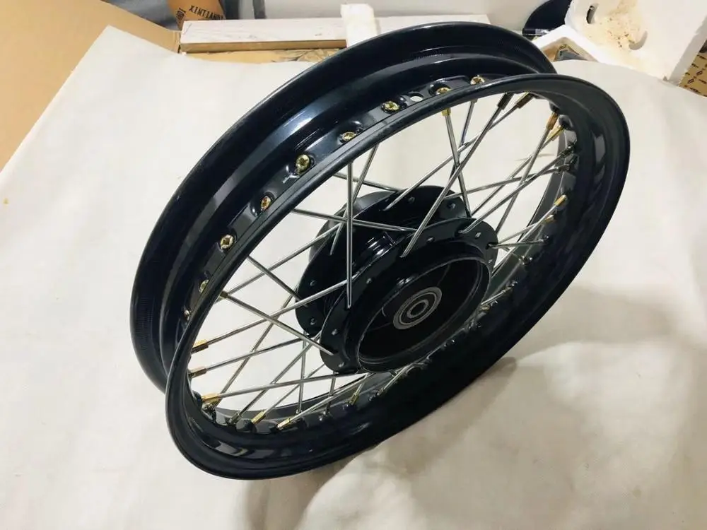 CG125 передние 2,15X17 задние 2,5x17 Черные мотоциклетные обода колеса