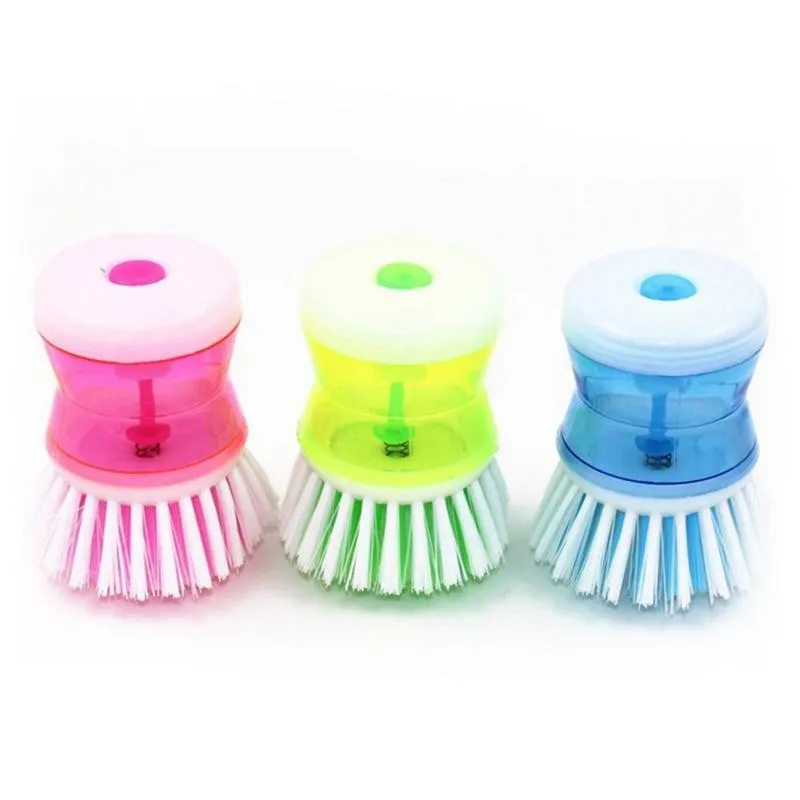 Кухонный инструмент для мытья кастрюля посуда щетка дозатор жидкого мыла