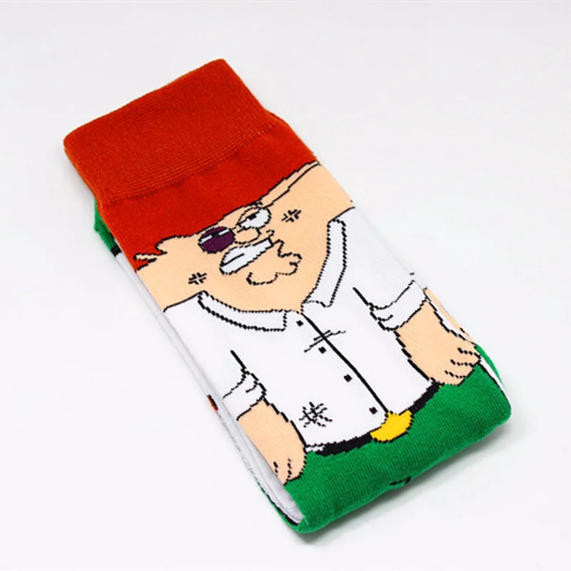 Носки с мультяшным принтом DeeDee Stewie Патрик звезда милые забавные мужские женские