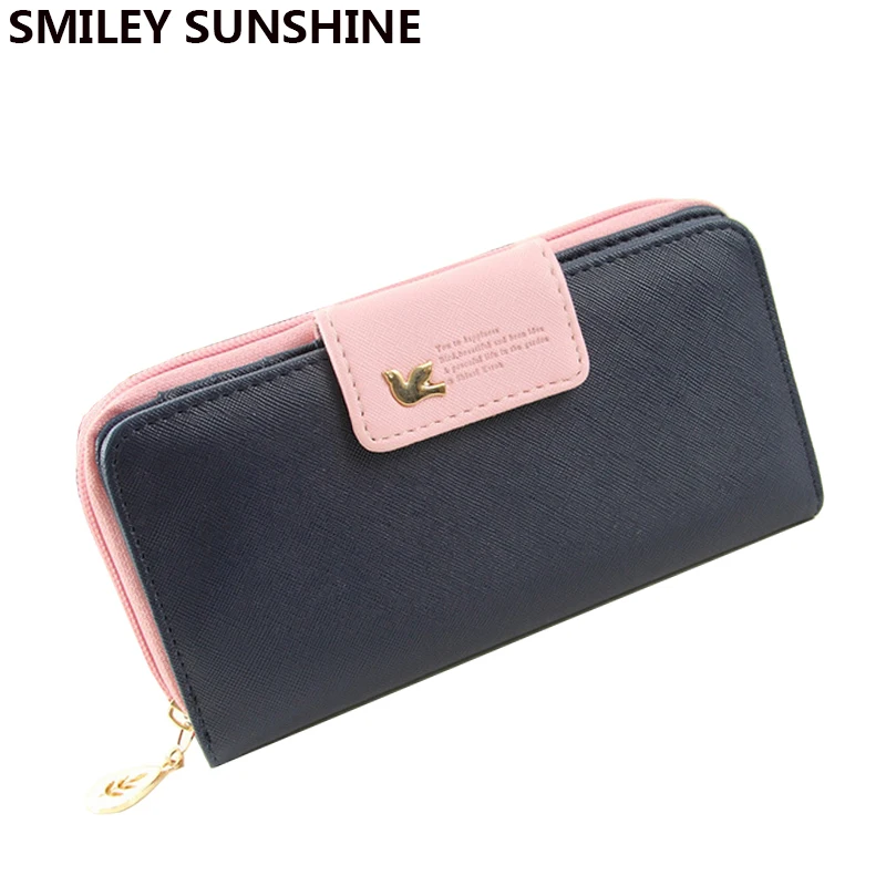 Яркие цвета Длинные кошельки знаменитого дизайнера женские большие carteiras