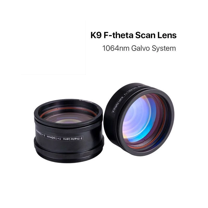 

Sistema galvo de marca o de fiber Optical TICA, lente ultraautomtica k9 de vidro f-theta, lente galvo m55 e m39 com rosca para 1064n