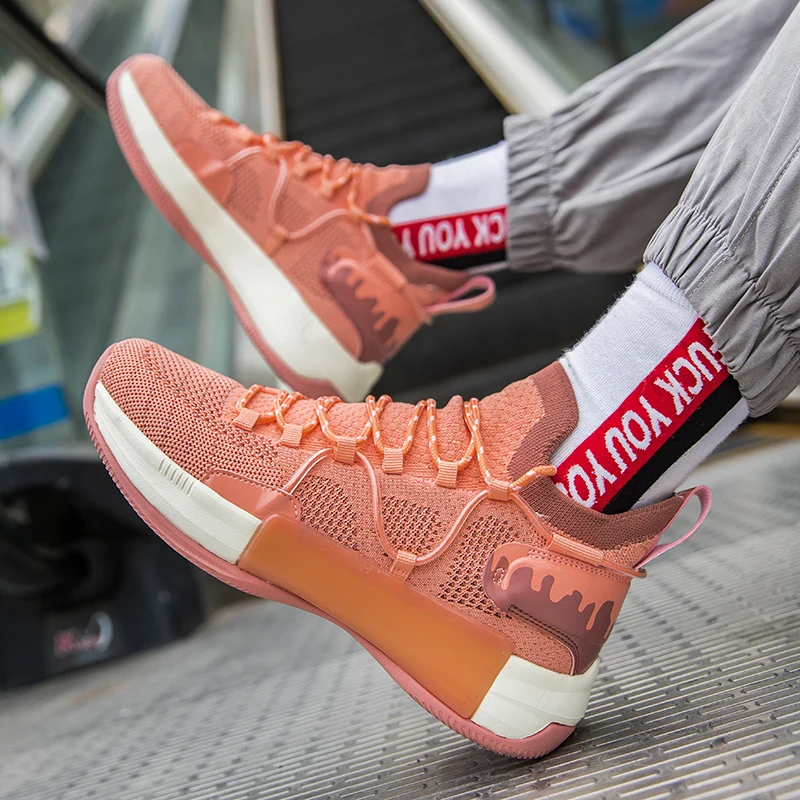 

Men and Women Breathable Shoes Comfortable Casual Running Basketball Football Outdoor Sport Lightweight Mesh Non-Slip Sneakers